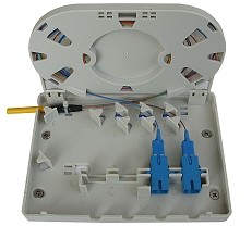 Small Indoor Fiber Termination Box Corrosion Resistance Easy To Close And Open
