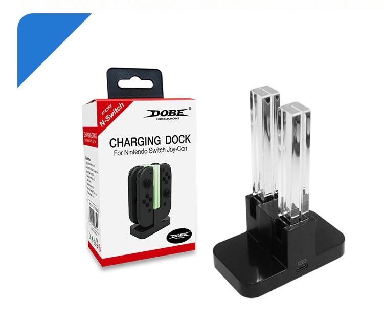 U-way Nintendo Switch/Switch Lite charging station 4 in 1 Travel Dock Stand Joycon Charger