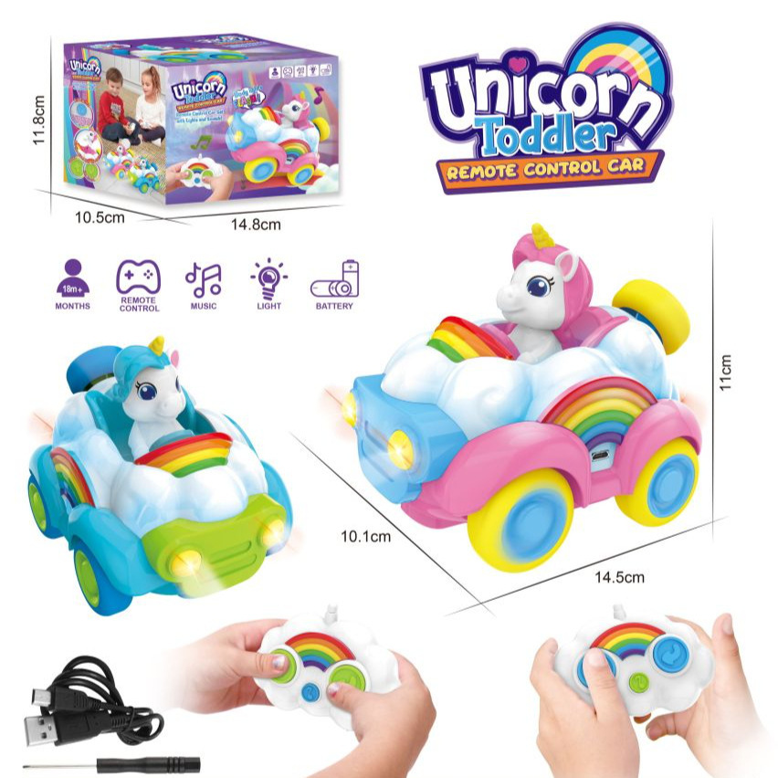 Radio Control Toys for Kids 2 Pack Cartoon Remote Control Cars Age Range 2 to 4 Years
