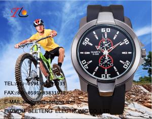 China WHOLESALE SILICONE STRAP ALLOY CASE QUARTZ WATCHES MEN WATCH wholesale