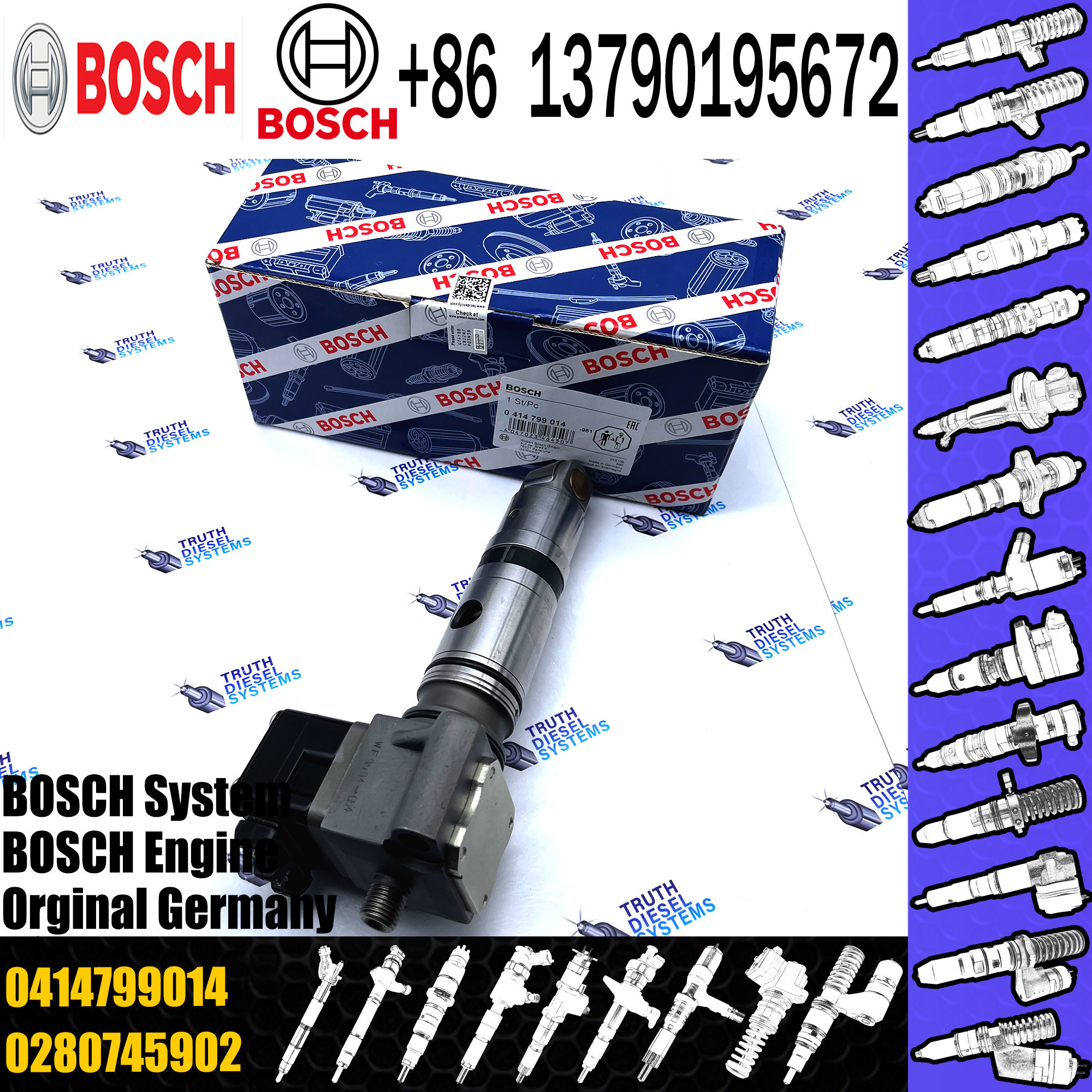 diesel engine fuel injector unit pump 0414799008 0414799027 0414799014