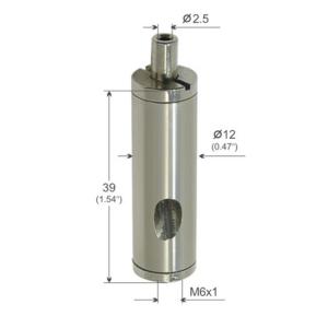China M6*1 Female Thread Nickel Surface Steel Cable Gripper Accessories YW86060 wholesale