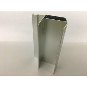 China Silver White Sand Blasting Aluminum Window Profiles High Structural Stability wholesale