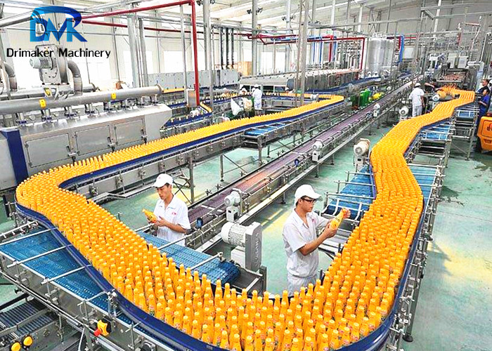 Stable Performance Hot Fill Bottling Machine / Beverage Packaging Machine