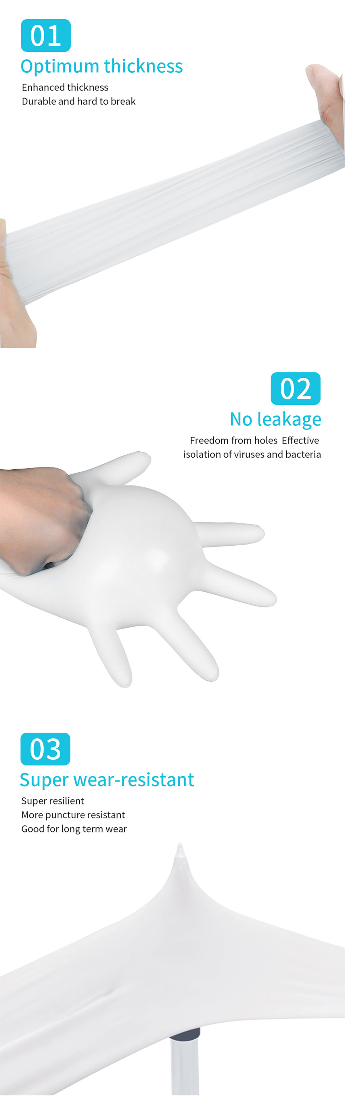OEM ODM Latex Powdered Surgical Gloves / Synthetic Latex Gloves