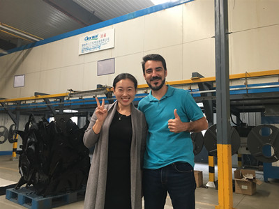 Aluminium Metal Powder Coating Line Plant For Steel Door