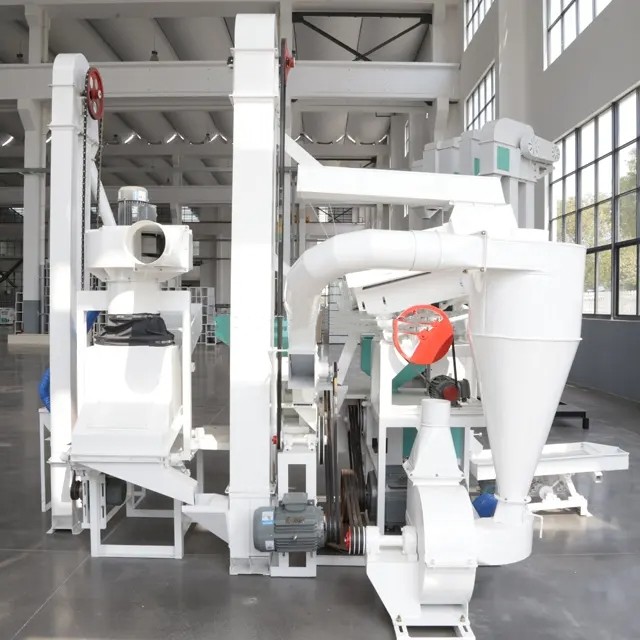 Customized Mini Rice Mill Production Line Milling Machinery 18.5kw