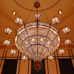 China Guzhen Lighting Hotel Large Lobby Moroccan Islam Crystal Lighting Islamic Chandelier(WH-DC-54) wholesale
