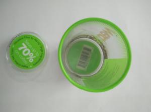 China Plastic Folding Box for coffee, Cylinder,screen printing wholesale