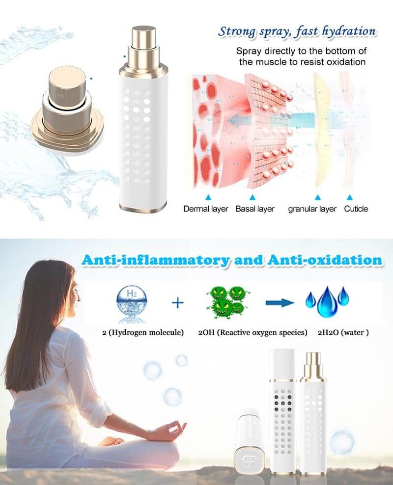 1000 PPB Hydrogen Mist Sprayer Relieve Allergies And Soothes Inflammation