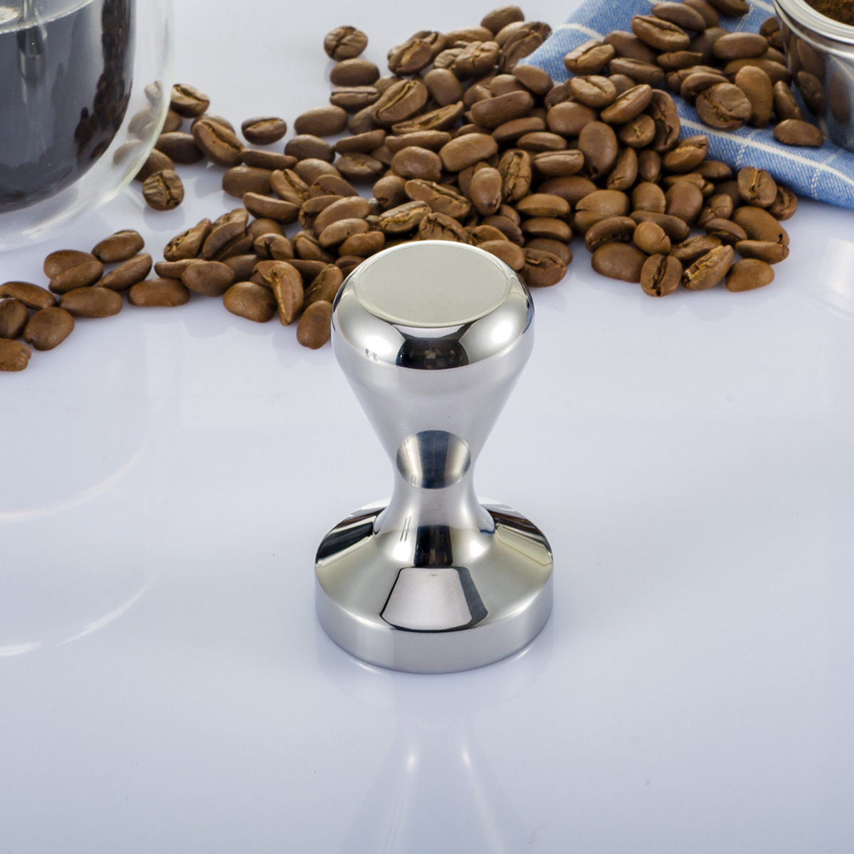 Eco - Friendly Coffee Maker Accessories Barista Espresso Stainless Steel Coffee Tamper 51mm