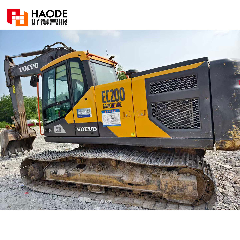 Almost Used Excavator Digger VOLVO Ec200/20ton Medium Crawler Used Digger Excavators