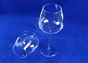 China Handmade Modern Quartz Lead Free Goblet Wine Glass wholesale