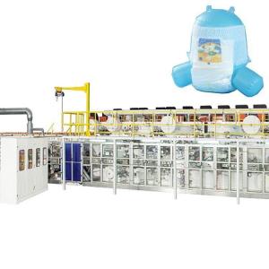China Hot Sell I Shape to T Shape Baby Diapers Machine wholesale