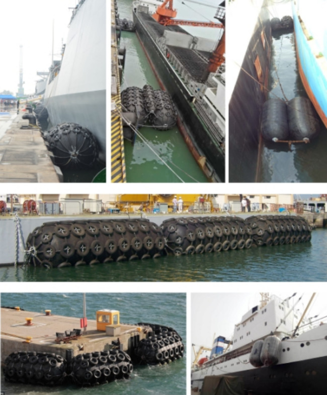0.08mpa 0.05mpa Nylon Yokohama Rubber Fender Boat Protection Safety
