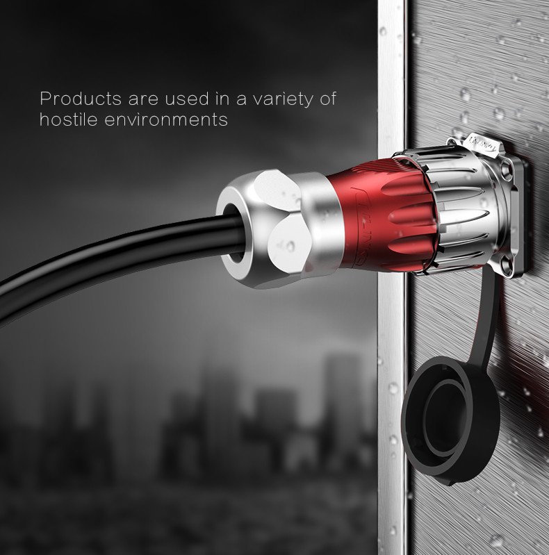 Certificated IP65/IP67 Male Female Bayonet Underwater Circular Connector
