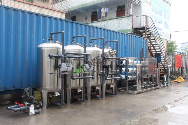 14T RO Water Plant For Irrigation 40'' Container 220V Or 380V Voltage
