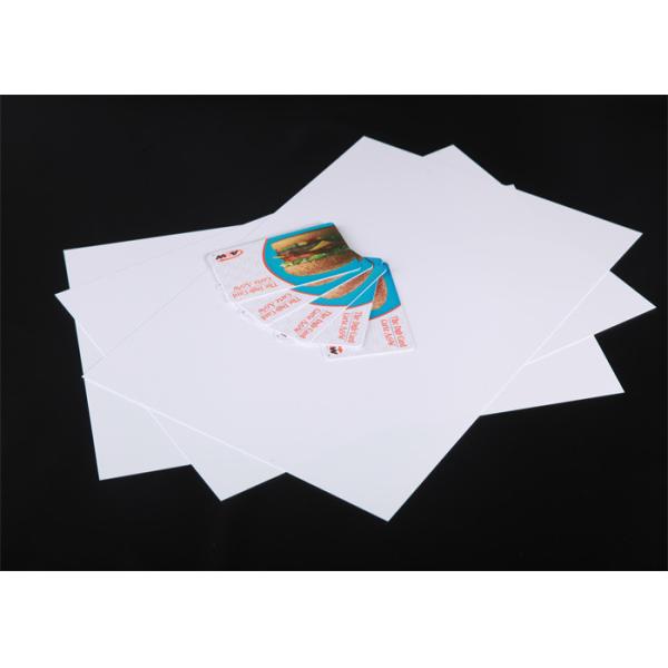 0.1-0.8mm Matt Surface Plastic Card Sheet , Business Cards PVC Sheet Custom Color