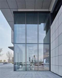 China Sleek Aluminum Frame Curtain Wall Glass Thermal Insulation wholesale