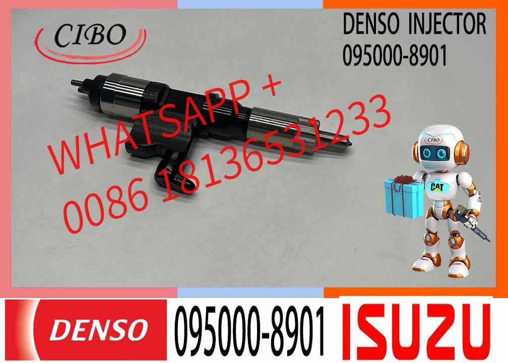 High Quality Fuel Injector 095000-8900 095000-8901 095000-8902 8-98151837-1 8981518371 For ISUZU 4hk1 6hk1