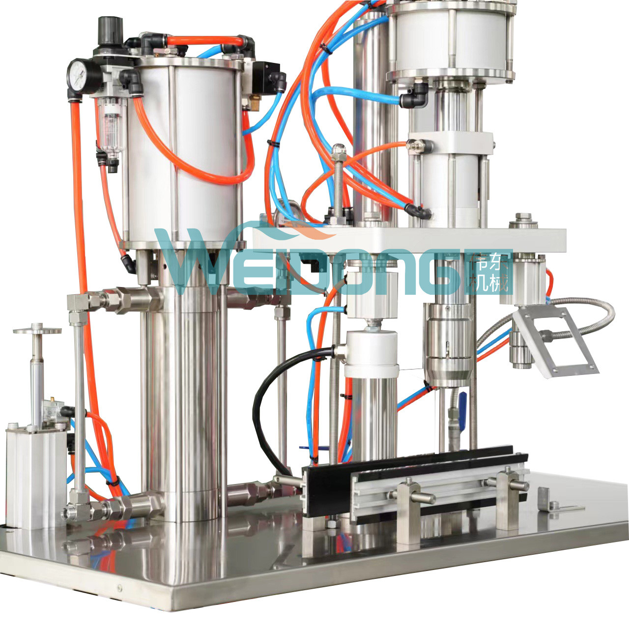 Aerosol automatic liquid filling line 6.5m3/ Min Low Noise