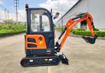 ZG020U Miniexcavator 2 Tone Tailless Bucekt 0.05M³ With Cabin EPA Rubber Track
