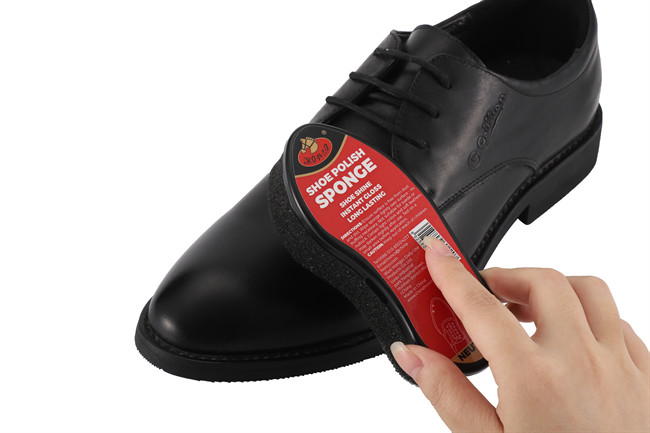 Four Seasons Shoe Shine Sponge Instant Shiner Polish Neutral Care Oil Shoe Polish Sponge