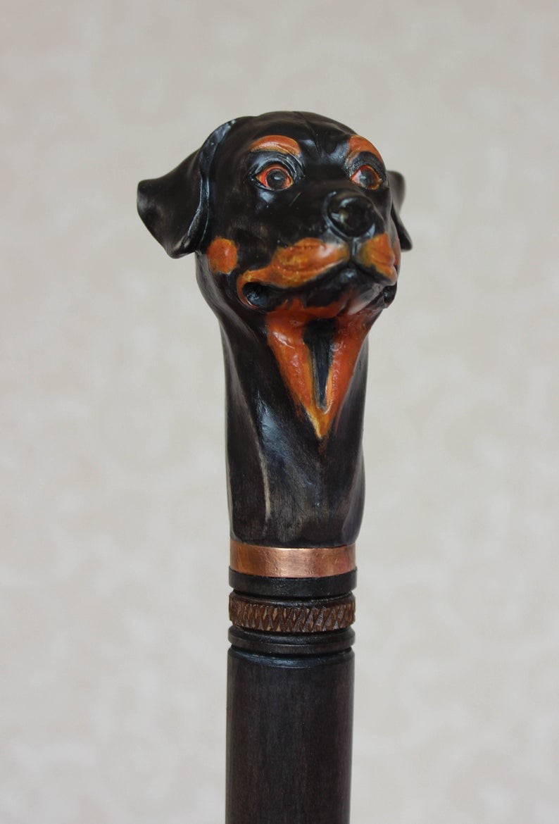 OEM Wooden J Handle Umbrella Head , Curved Umbrella Handle UV Protection