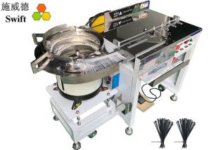 China Desktop Type Automatic Cable Tie Machine Foot Padal Loose Nylon Zip Ties 50/60Hz wholesale