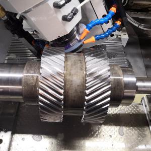 China 4 Module 17CrNiMo6 Double Helical Gears Gear Grinding Transmission Gears wholesale