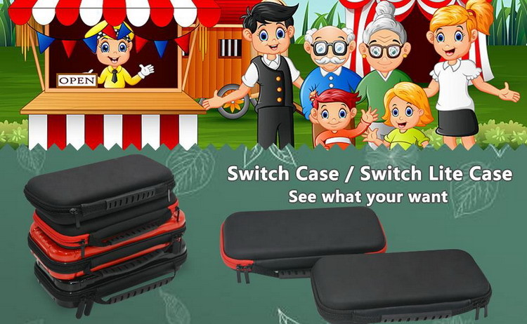 PU EVA Nintendo Switch Gaming Accessories Portable Nintendo Switch Lite Travel Bag