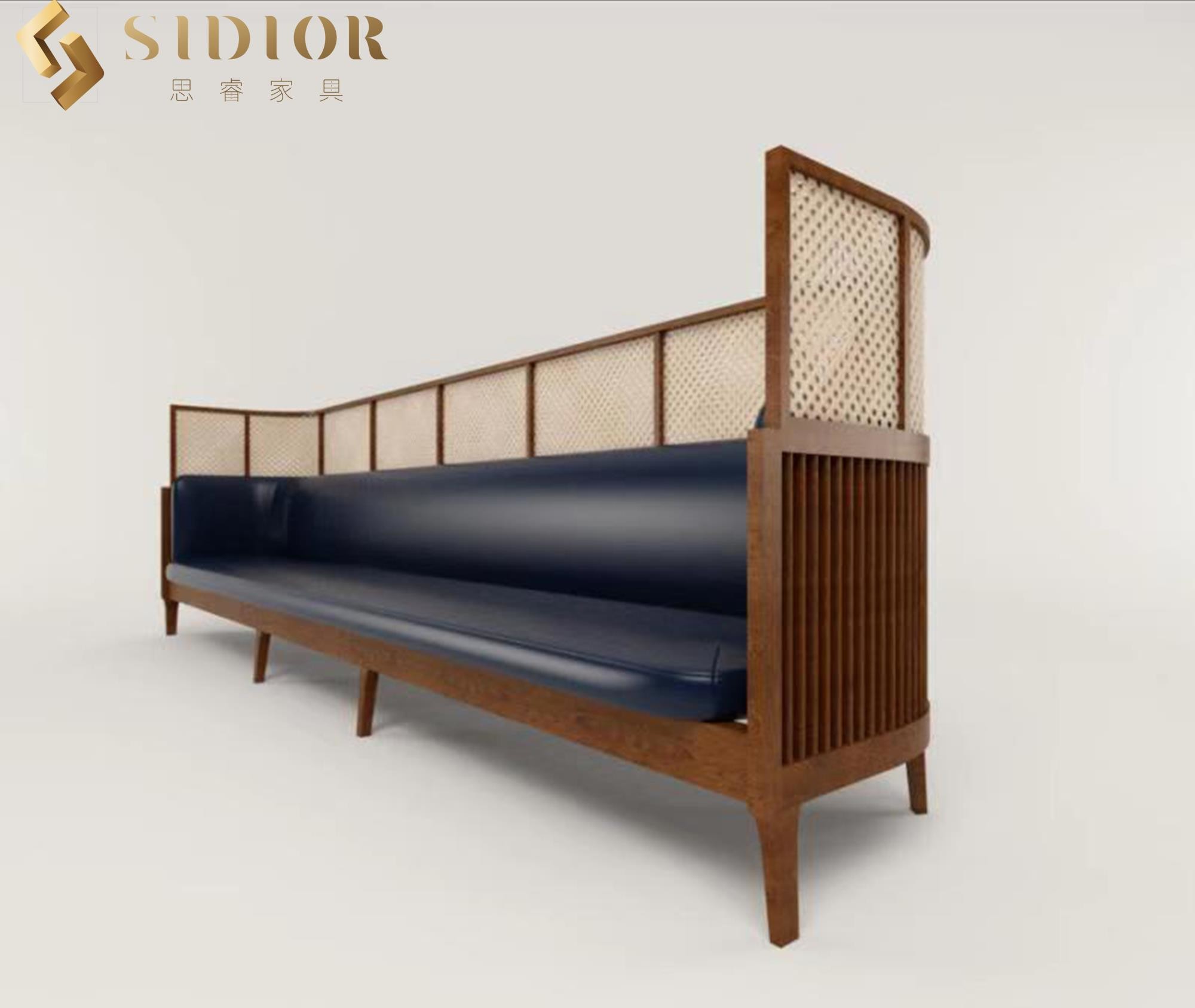 High Quality Couch Sofa, Club Booth Sofa, Restaurant Couch, Lobby Couch, PU Leather Upholstery, High Density Foam