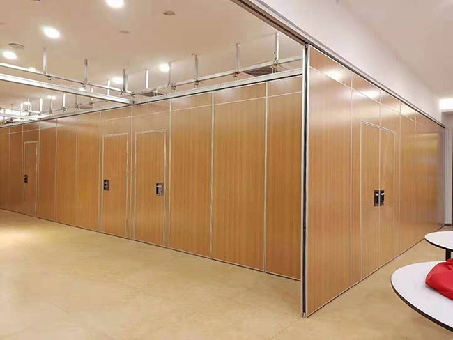 65mm Thick Wooden Partition Wall 6063 Aluminum Frame Removable