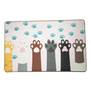 China BFM-031 Floor Mat Office HEATER Floor Mat New Shape Suede Fabric Floor Mat wholesale