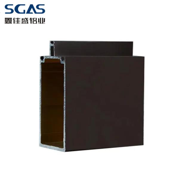6063 T5 Aluminum Curtain Wall Profiles Extruded Aluminium Profile For Office