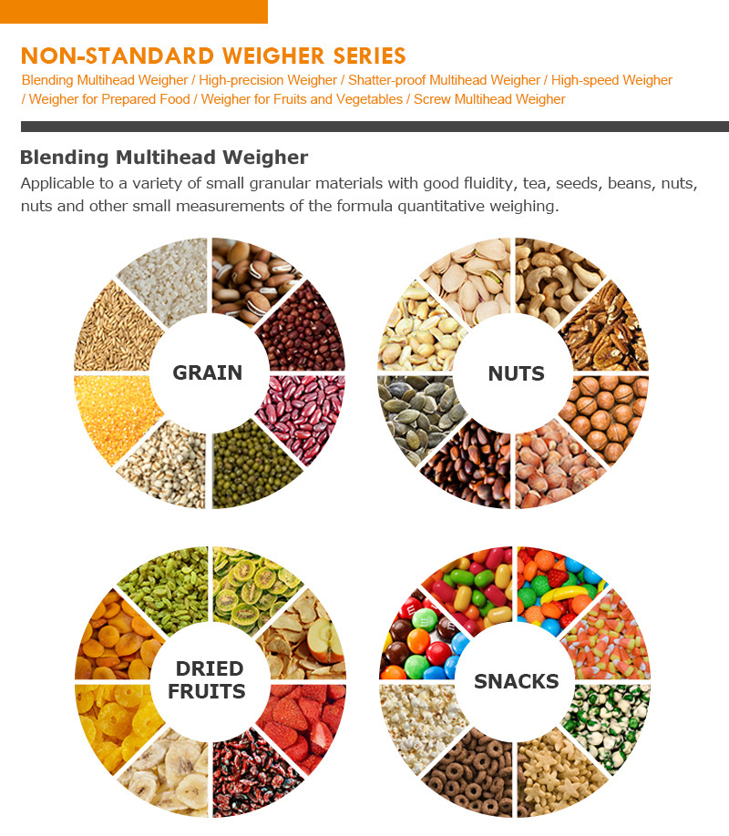 200g 500g Granule Packing Machine Snacks Crisps Raisins Rice Grains Candy Nuts Biscuits Peanuts Seeds Jujube Packaging Machine