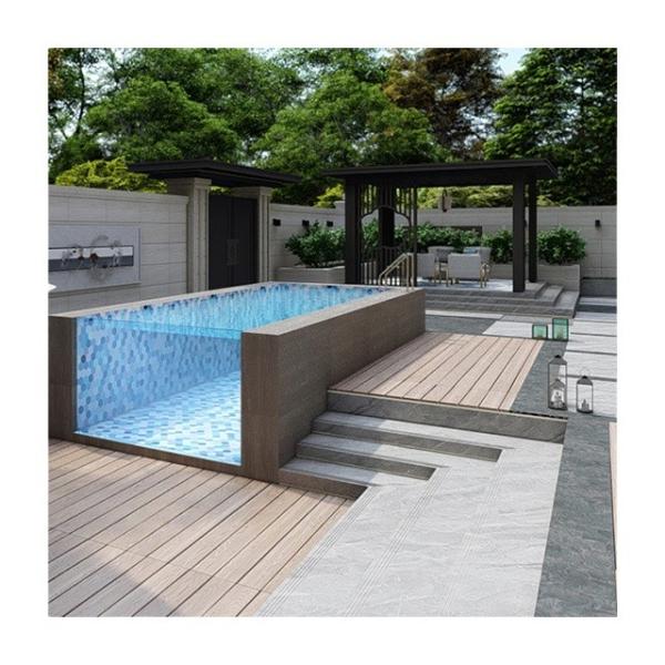 100mm High Light Transmission Diaphaneity Aupool Above Ground Fibreglass