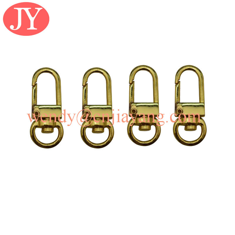 gold color flat keyring connector claps jumpring keyring snap hooks gold color rose gold flat keyring for key