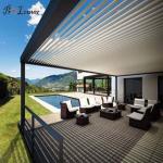 Factory Price! Automatic Waterproof Roof Pergola Louver, Aluminum Louver Roof
