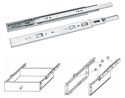 Drawer Slide Roll Forming Machine, 45mm Ball bearing drawer sliders