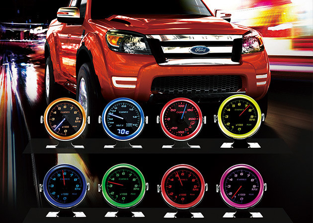 52mm Oil Air Pressure Car Gauge Meter Sensor Reading 9 Colors