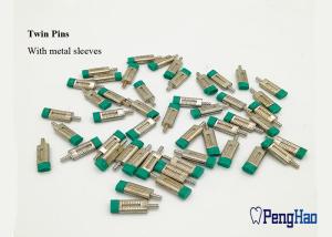 China Green Rubber Cap Dental Dowel Pins , Precise Fitting Locating Dowel Pins wholesale