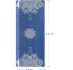 printed yoga mats, printed yoga mat 6mm, printed exercise mats