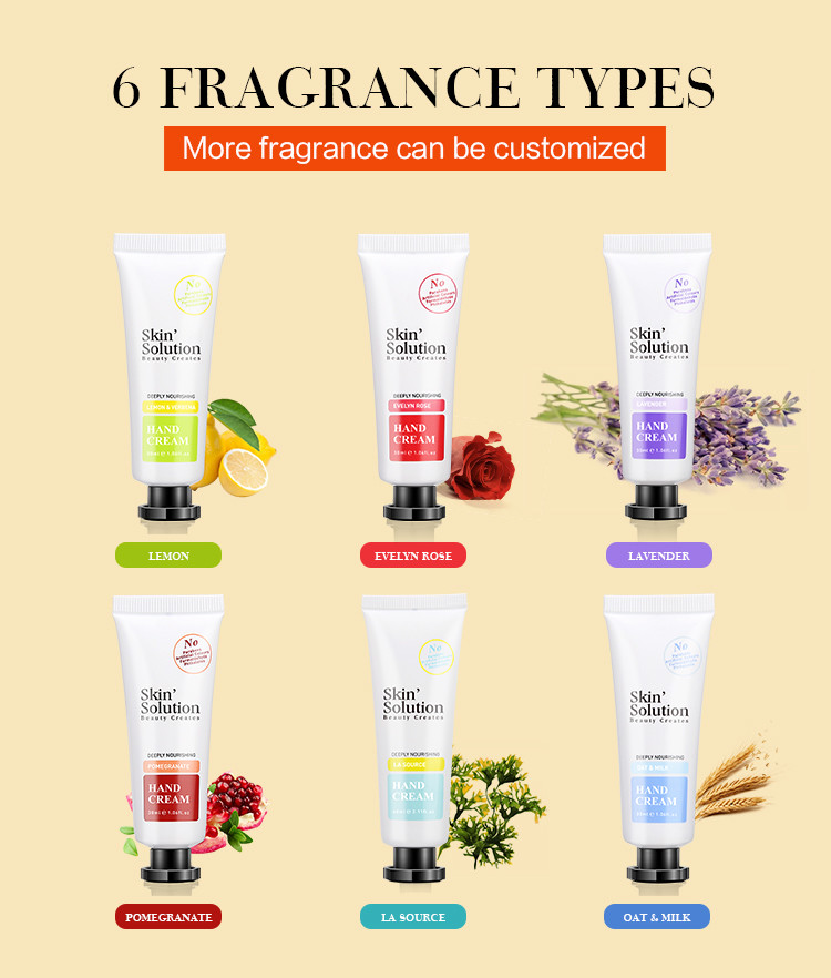 Mini Moisturizing Hand Cream Organic Shea Butter Whitening Lavender Lotion Gift Sets