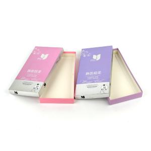 China Gold Stamping Underwear Packaging Box Gloss Lamination For Bra / Socks wholesale
