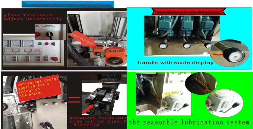 Hot Selling CE Certificate 10 Motors Straight Line Edging Machine Glass Polishing Machine