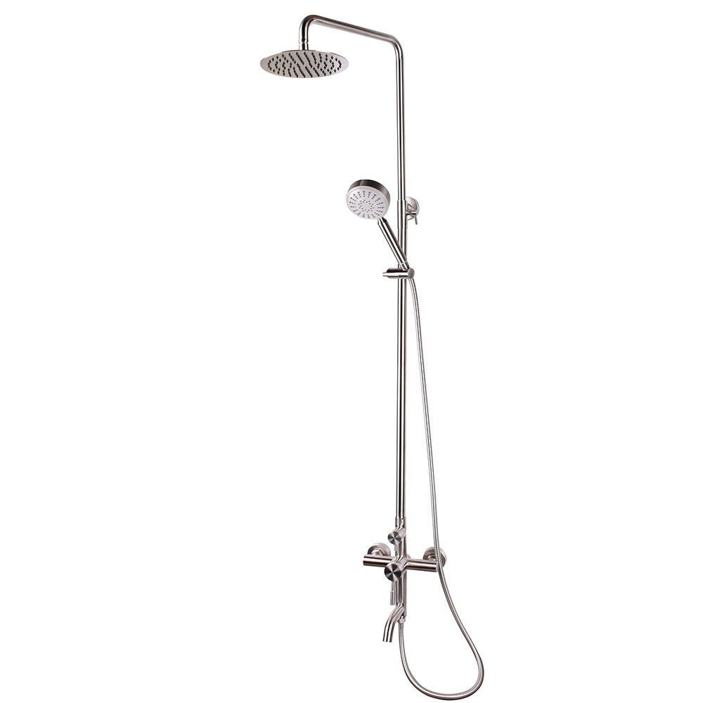 hand control shower rain faucet shower mixer toilet bathroom bathtub faucet stainless steel shower faucet