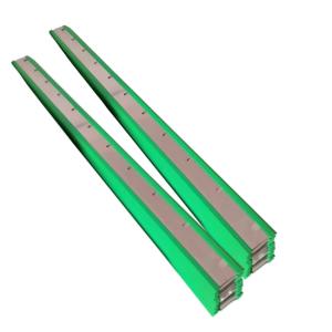 China Green Color Heidelberg SM / CD102 Rubber Wash Up Blades Offset Printing Blades Parts wholesale