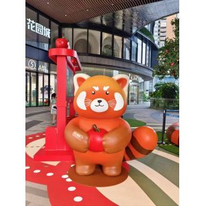 China Original Custom Handmade Bear Cartoon FRP Sculpture - Ideal for IP Check-in Spots to Attract Foot Traffic in Plazas, Malls and Stores wholesale