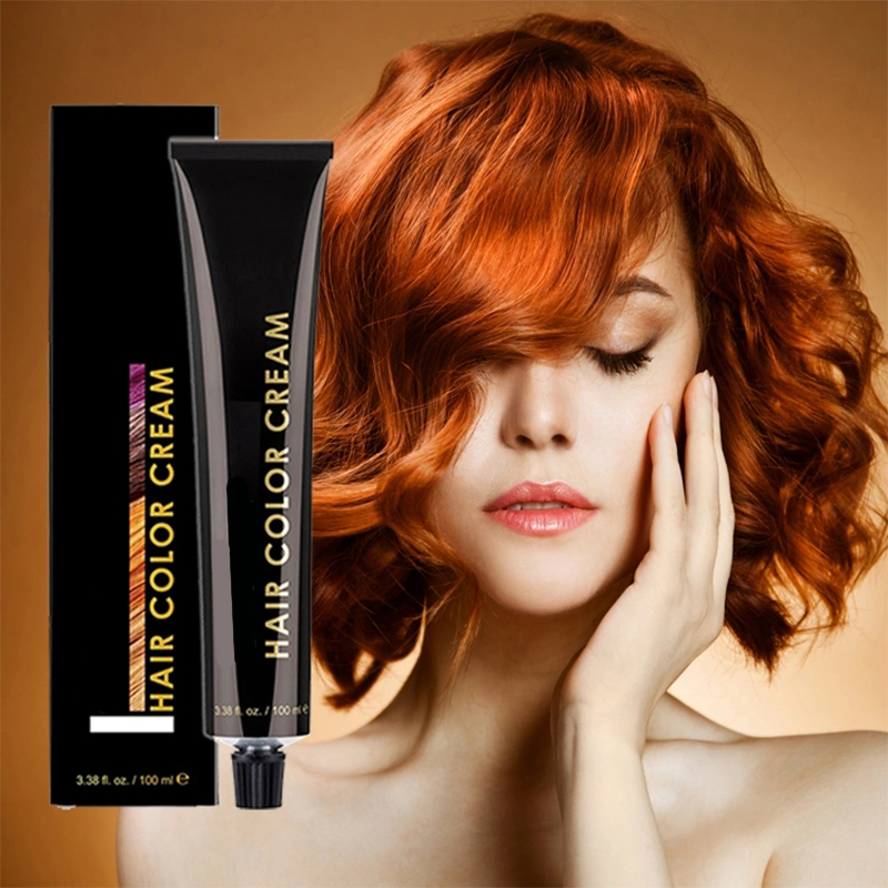 72 Colors Salon Hair Colouring Cream Professional Permanent Formula In Popular Shades